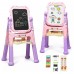 Children Kids Easel Double Sided Artist Drawing Board with Accessories - 050-2